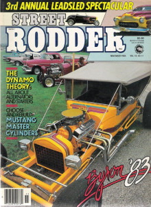 STREET RODDER 1983 NOV - CHRYSLER 727 REBUILD, ALTERNATOR & STARTER REBUILD